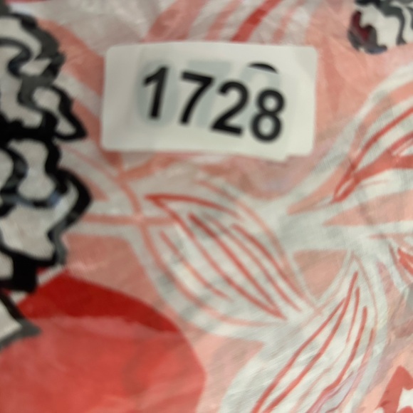 Christian Berg Woman Blouse M Floral Tie Side Pure Linen Multicolor - Picture 11 of 11